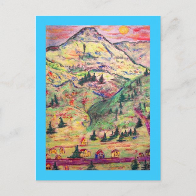 Grüße von Telluride Postkarte (Vorderseite)
