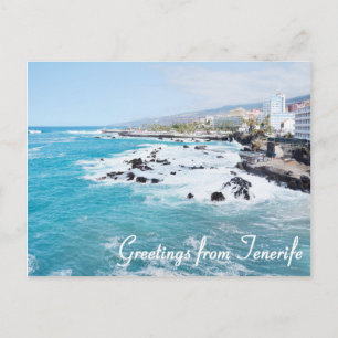 Grüße von Teneriffa-Postkarte Postkarte
