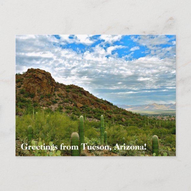Grüße von Tucson, Arizona! Postkarte (Vorderseite)