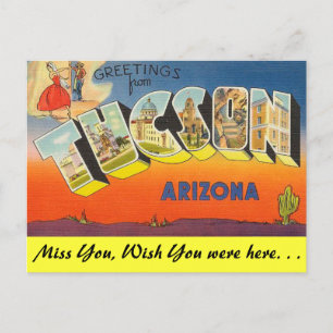 Grüße von Tucson Postkarte