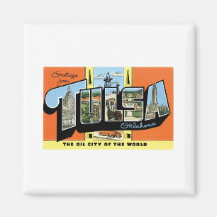 Grüße von Tulsa, Oklahoma Magnet