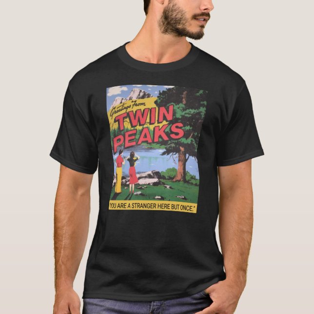Grüße von Twin Peaks Washington Graphic T-Shirt (Vorderseite)