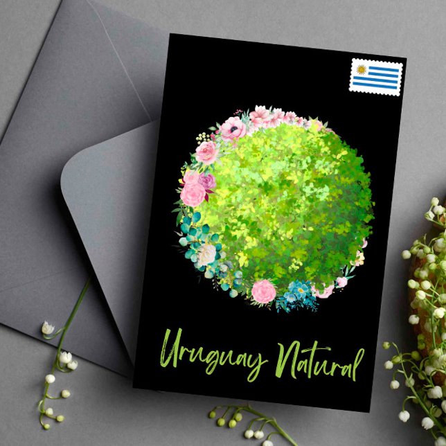 Grüße von Uruguay Natural Postkarte (Von Creator hochgeladen)