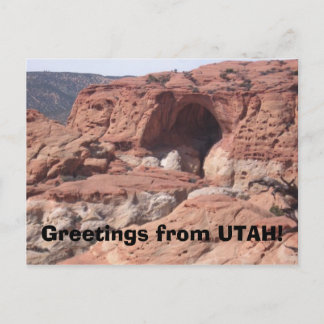 Grüße von UTAH! Postkarte