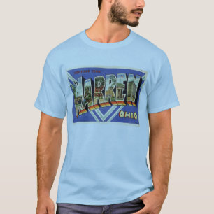 Grüße von Waren Ohio, Dreißigerjahre Vintag T-Shirt