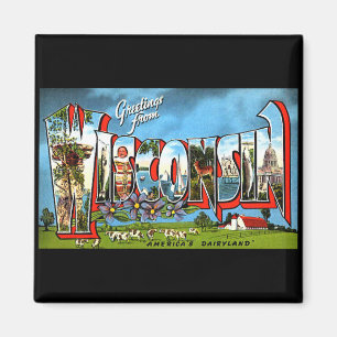 Grüße von Wisconsin Magnet