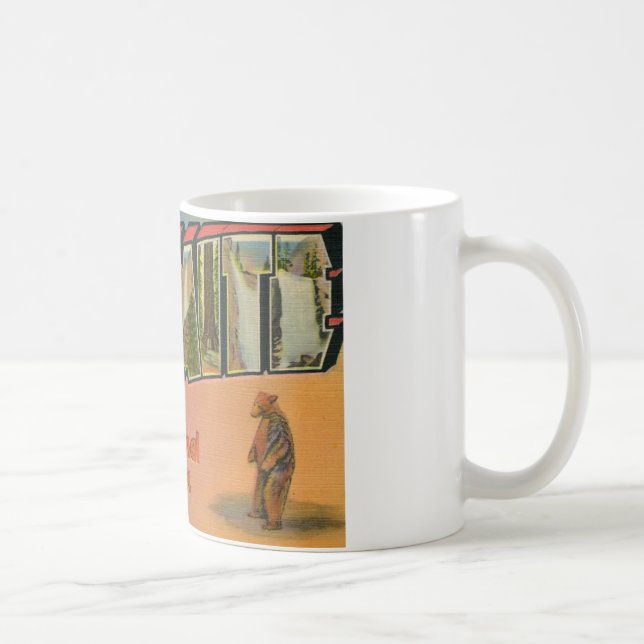 Grüße von Yosemite Nationalpark Kaffeetasse (Rechts)