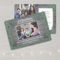 Grüße von Zuhause Weihnachtsgrün Foto