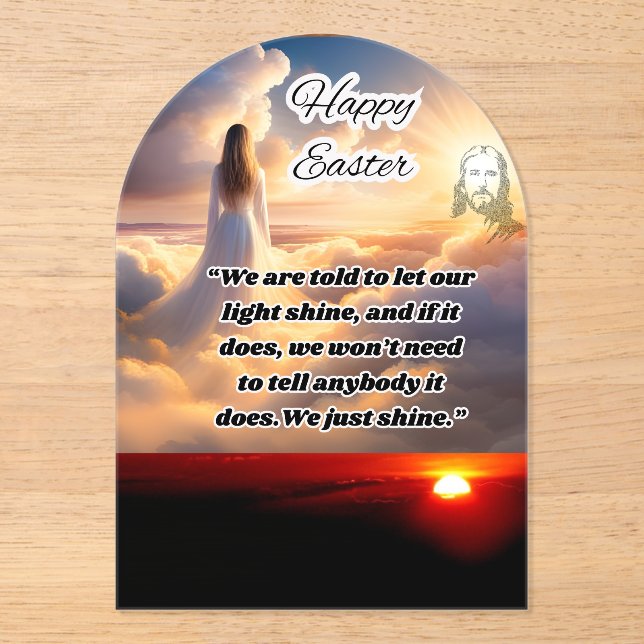 Grüße zu Ostern Acryleinladungen (Vorderseite)