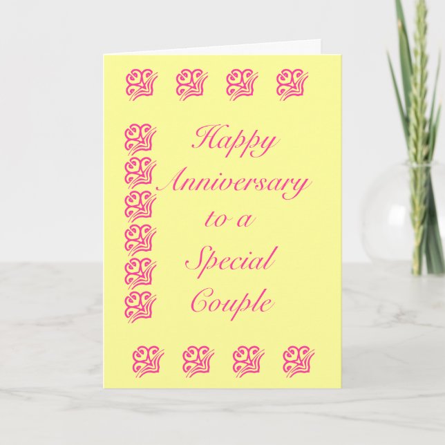 Grüße zum Jahrestag Karte (Vorderseite)