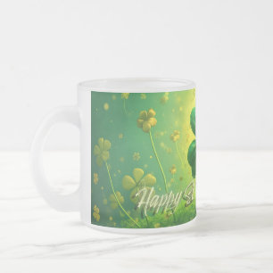 Grüße zum St. Patrick's Day Mattglastasse