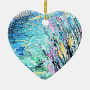 Grüßen Sie Ihre Nachbarn Keramikornament