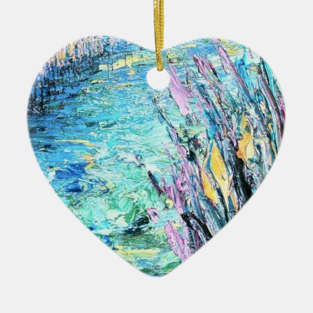 Grüßen Sie Ihre Nachbarn Keramikornament (Vorne)