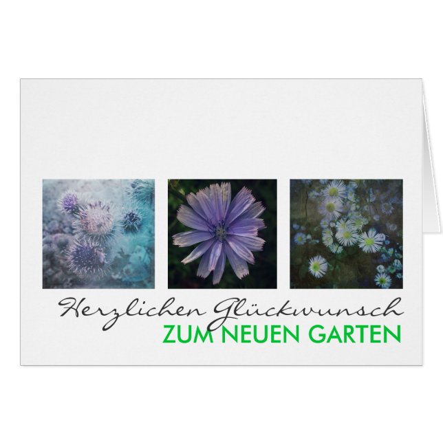 Grußenkarte mit ihren Bildern (Vorderseite (Horizontal))