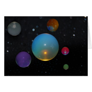 Grußkarte 23. Universe im Weltraum