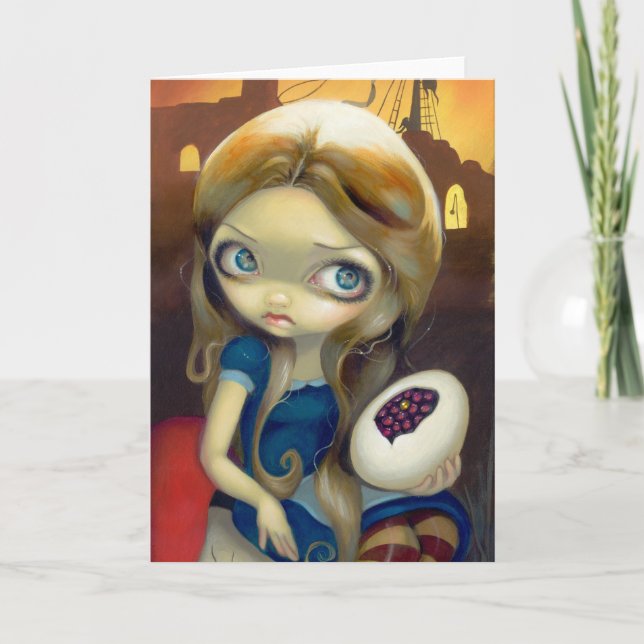 Grußkarte "Alice in Brueghel Vision" Karte (Vorderseite)