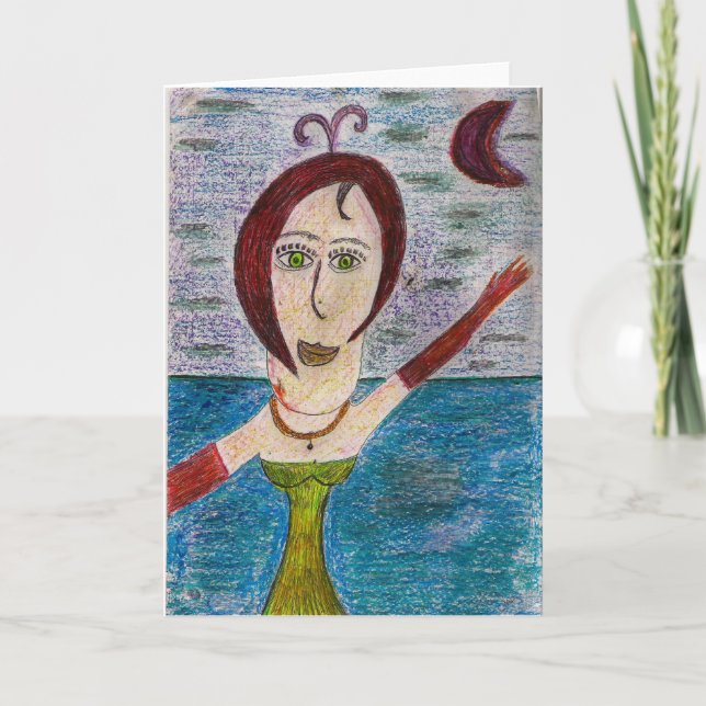 Grußkarte anzeigen (innen leer) karte (Vorderseite)