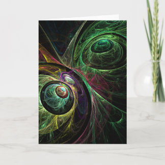 Grußkarte "Auge to Auge" Abstrakt Art Karte