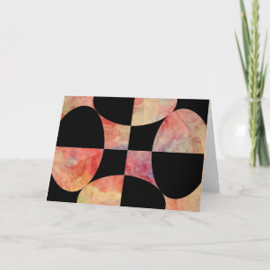 Grußkarte aus rosa Marmor Karte