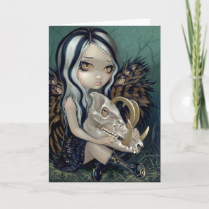 Grußkarte "Babirusa Skull" Karte