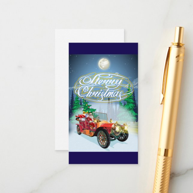 Grußkarte Begleitkarte (Vorderseite/Rückseite Beispiel)