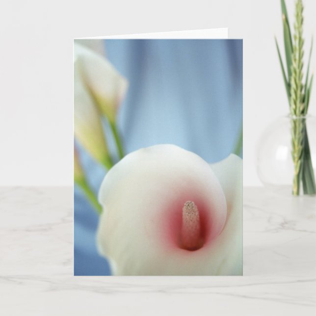 Grußkarte Blume drehen Karte (Vorderseite)