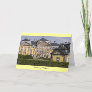 Grußkarte: Burg von Arolsen / Waldeck Karte