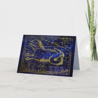 Grußkarte cetus constellation dankeskarte