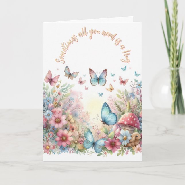 Grußkarte Dankeskarte (Vorderseite)