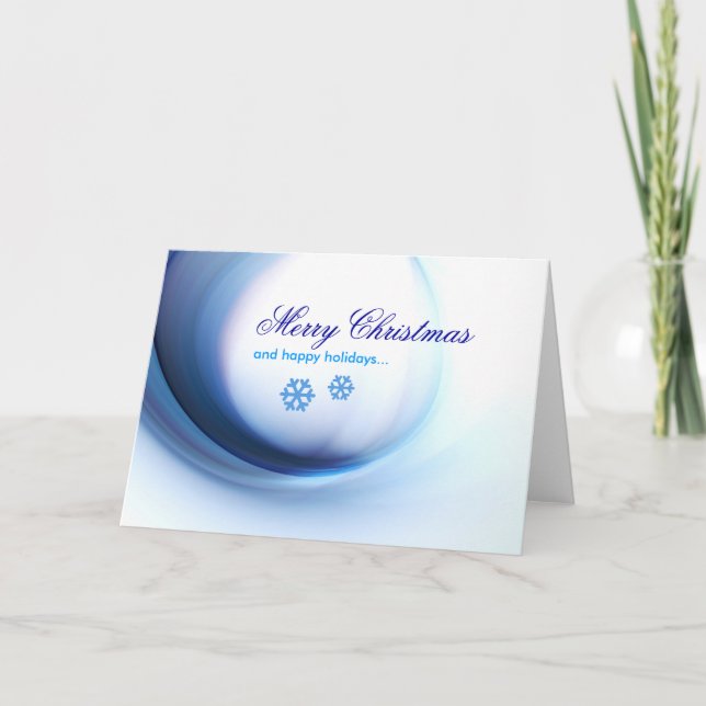 Grußkarte der frohen Weihnachten (Vorderseite)