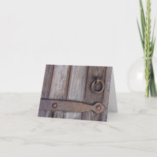 Grußkarte der Handtür des Handgeräts Karte