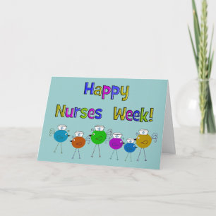 Grußkarte der Happy Nurse Week Dankeskarte
