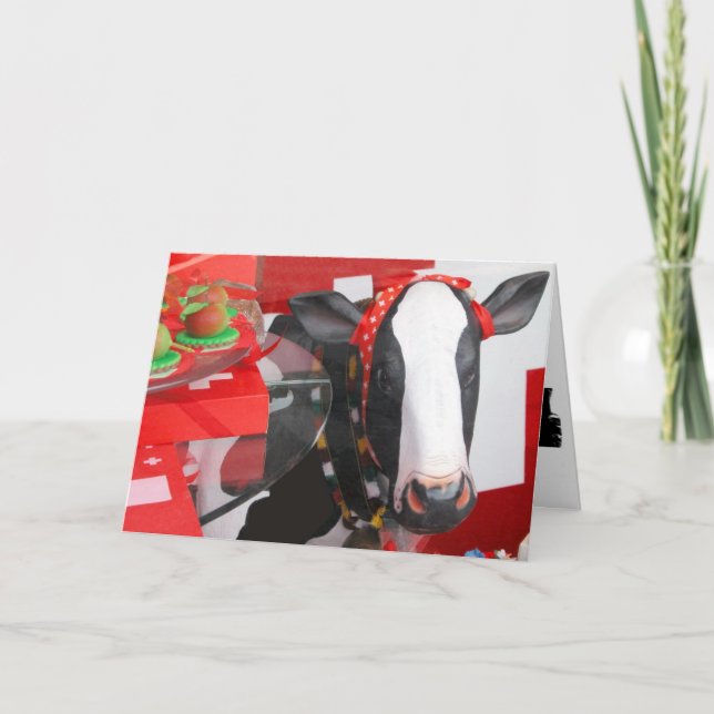 Grußkarte der heiligen Kuh Karte (Vorderseite)