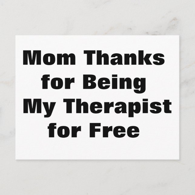 Grußkarte der Mutter am Sonntag Postkarte (Vorderseite)