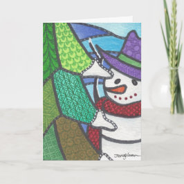 Grußkarte der Saison Feiertagskarte