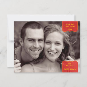 Grußkarte der Saison Feiertagskarte