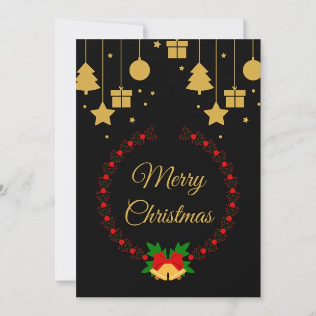 Grußkarte der Saison Feiertagskarte (Vorderseite)