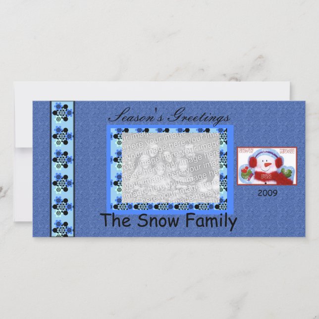 Grußkarte der Saison Feiertagskarte (Vorderseite)