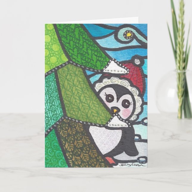 Grußkarte der Saison Feiertagskarte (Vorderseite)