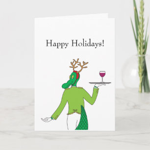 Grußkarte der Saison Toast Karte