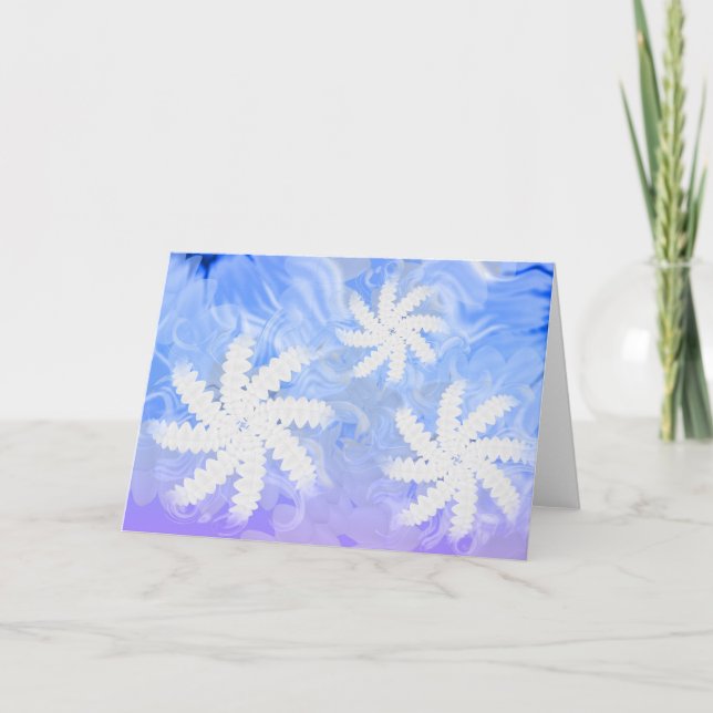 Grußkarte der weißen Zähne-Blume Karte (Vorderseite)