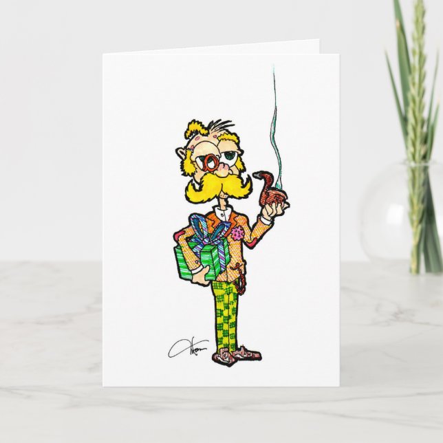 Grußkarte des Englischen Professors Karte (Vorderseite)