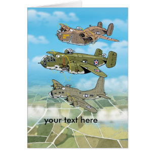 Grußkarte des Flugzeug w2