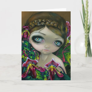 Grußkarte "Dragon Orchid" Karte