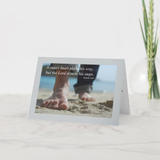 Grußkarte - Ermutigung - Lehre Karte