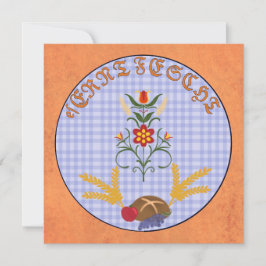 Grußkarte - es Erntfescht Feiertagskarte