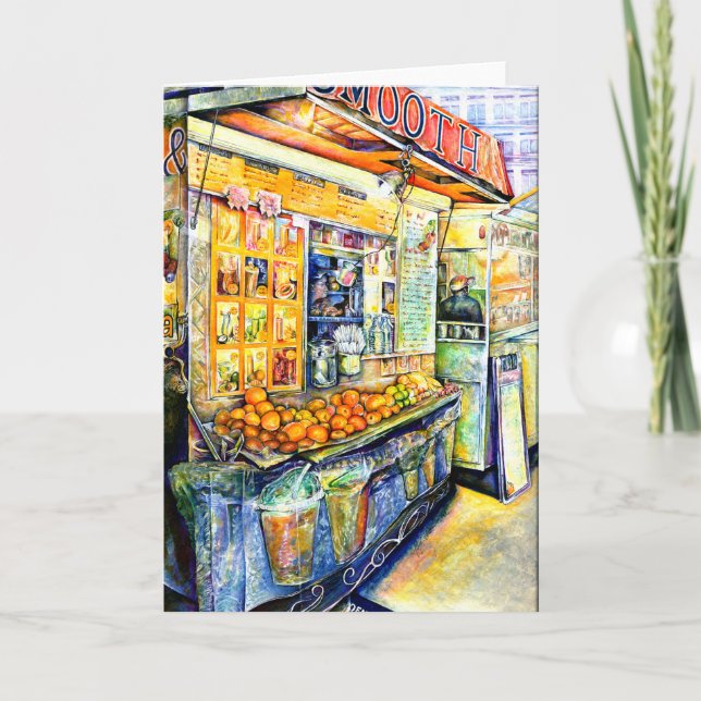 Grußkarte essen karte (Vorderseite)