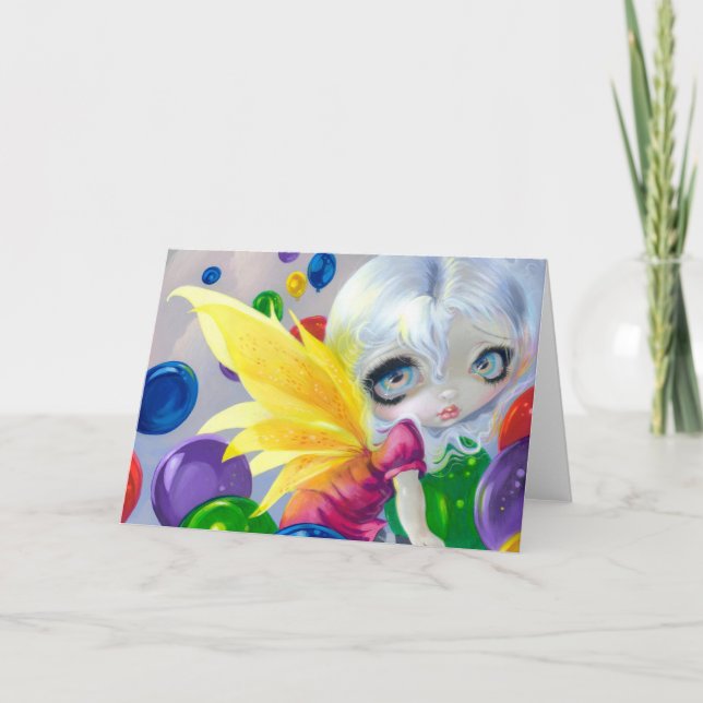 Grußkarte "Fairy Balloons" Karte (Vorderseite)