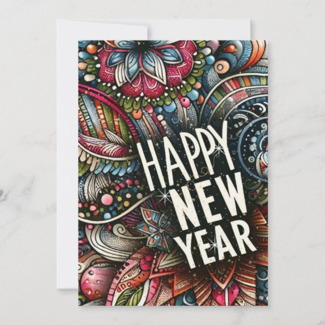 Grußkarte Feiertagskarte (Vorderseite)