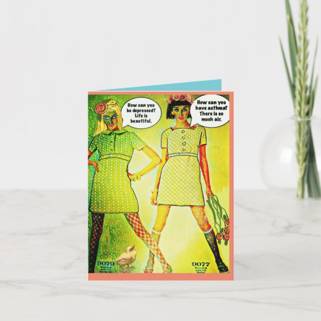 Grußkarte Feiertagskarte (Vorderseite)